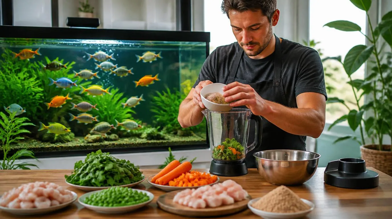 How to Make Homemade Fish Food for Aquarium Fish